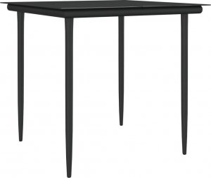 vidaXL 3-cz. zestaw mebli ogrodowych z poduszkami, polirattan i stal 6