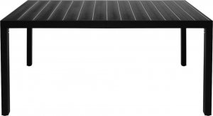 vidaXL 5-częściowy zestaw mebli ogrodowych, czarny 10