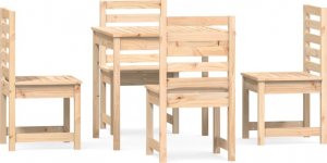 vidaXL 5-częściowy zestaw mebli ogrodowych, lite drewno sosnowe 2