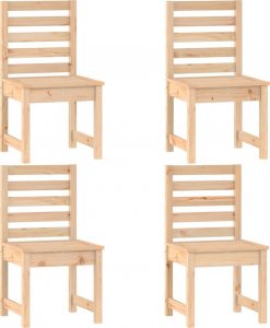 vidaXL 5-częściowy zestaw mebli ogrodowych, lite drewno sosnowe 5