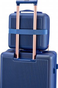 Betlewski BETLEWSKI Kuferek podróżny do walizki duży pojemny BKA-029 KD GRANAT 5
