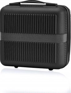 Betlewski BETLEWSKI Mały kuferek podróżny do walizki twardy BKA-029 KM CZARNY 2