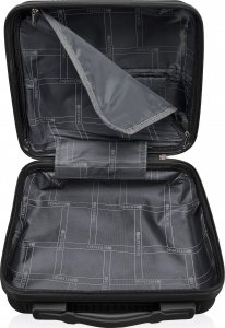 Betlewski BETLEWSKI Mały kuferek podróżny do walizki twardy BKA-029 KM CZARNY 6