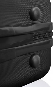 Betlewski BETLEWSKI Mały kuferek podróżny do walizki twardy BKA-029 KM CZARNY 9