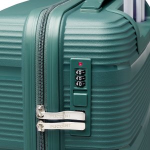 Puccini Duża walizka PUCCINI CASABLANCA PP023A 5 Zielona 6