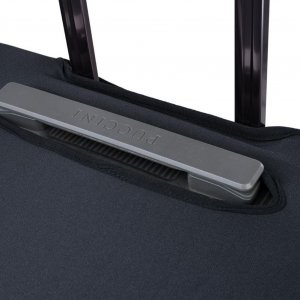 Puccini Elastyczny pokrowiec na duża walizkę PUCCINI PBA 1 Czarny 6