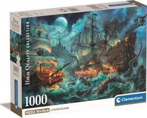 Clementoni CLE puzzle 1000 Compact Pirates Battle 39777 1