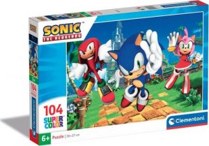 Clementoni CLE puzzle 104 SuperKolor Sonic 27256 1