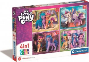 Clementoni CLE puzzle 4w1 SuperKolor My Little Pony 21519 1