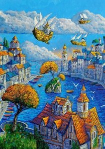 Castorland Puzzle 500 element?w The Port Art Collection 1