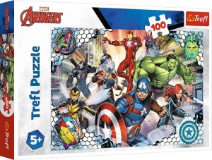 Trefl PUZZLE 100 Sławni Avengers 16454 1