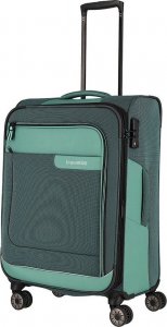 Travelite Średnia walizka TRAVELITE VIIA 92848-80 Zielona 1