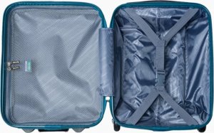 Puccini Mała kabinowa walizka PUCCINI PARIS ABS03D 5A Zielona 5