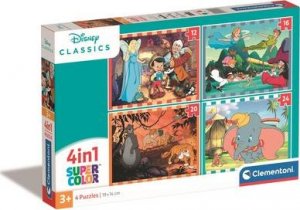 Clementoni CLE puzzle 4w1 Disney Classic 21523 1