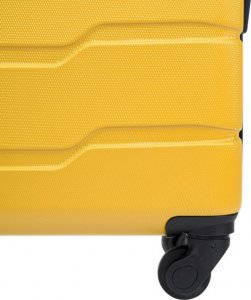 Puccini Alicante ABS024B - Średnia walizka, żółta 6