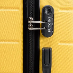 Puccini Alicante ABS024B - Średnia walizka, żółta 7