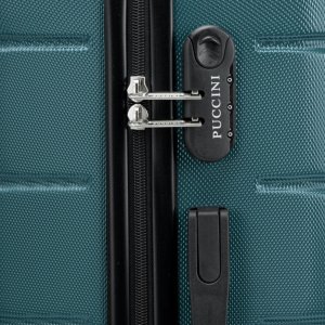 Puccini Alicante ABS024C - Mała/Kabinowa walizka, zielona 7