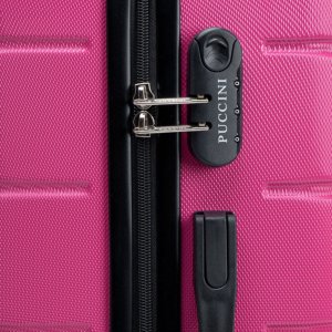Puccini Alicante ABS024C - Mała/Kabinowa walizka, różowa 7
