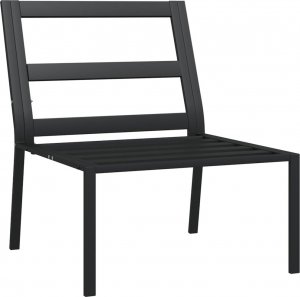 vidaXL Krzesła ogrodowe z szarymi poduszkami, 2 szt, 60x74x79 cm, stal 7