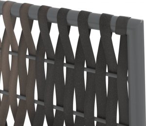 vidaXL Krzesła ogrodowe z poduszkami, 2 szt., brązowe, 54x61x83 cm 7