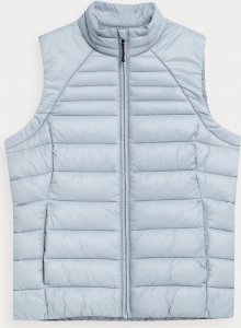 4f Kamizelka damska puchowa 4F F091 jasny niebieski 4FSS23TDJAF091 34S S 10