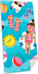 Kids Euroswan Ręcznik plażowy Koci Domek Gabi 70x140cm bawełna Gabby's Dollhouse GD00003 Kids Euroswan 1