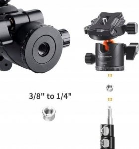 Głowica Kf Głowica Kulowa K&f 10kg 1/4 3/8 Arca Swiss Bh-28l / Kf31.023v3a 9