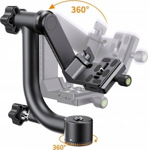Głowica Kf Głowica Panoramiczna Pro Gimbal 20kg 1/4 3/8 K&f Concept / Kf31.033 4