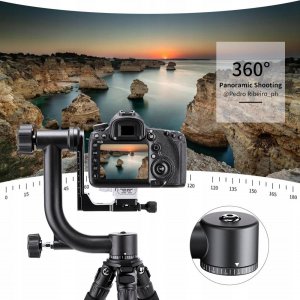 Głowica Kf Głowica Panoramiczna Pro Gimbal 20kg 1/4 3/8 K&f Concept / Kf31.033 8