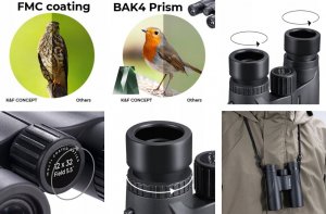 Lornetka Kf Profesjonalna Lornetka K&f 12x 32mm 12x32 Bak4 Ip65 + Etui / Kf33.071 9