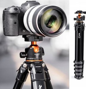 Statyw Kf Profesjonalny Statyw Do Aparatu / Kamery - Głowica 3d 15kg / K&f Kf09.105 3