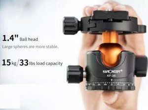 Statyw Kf Profesjonalny Statyw Do Aparatu / Kamery - Głowica 3d 15kg / K&f Kf09.105 7