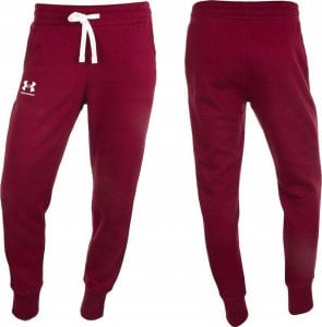 Under Armour Spodnie damskie Under Armour Rival Fleece bordowe 1356416 690 M 1