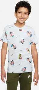 Nike Koszulka Nike Sportswear Tee AOP Jr DQ3856-471 1