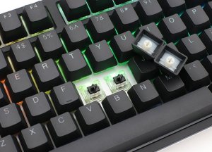 Klawiatura Ducky Ducky One 2 Backlit PBT Gaming Tastatur, MX-Speed-Silver, RGB LED - schwarz (US) 3