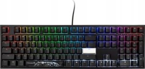 Klawiatura Ducky Ducky One 2 Backlit PBT Gaming Tastatur, MX-Silent-Red, RGB LED - schwarz (US) 1