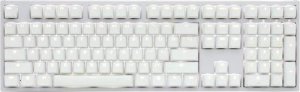 Klawiatura Ducky Ducky One 2 White Edition PBT Gaming Tastatur, MX-Black, weiße LED - weiß 1