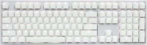 Klawiatura Ducky Ducky One 2 White Edition PBT Gaming Tastatur, MX-Red, weiße LED - weiß 1