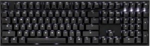 Klawiatura Ducky Ducky One 2 Backlit PBT Gaming Tastatur, MX-Speed-Silver, weiße LED - schwarz 1