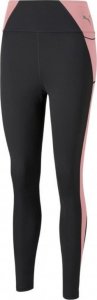 Puma Legginsy damskie Puma Evostripe High Waist 7/8 czarno-różowe 589158 01 S 11