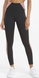 Puma Legginsy damskie Puma Evostripe High Waist 7/8 czarno-różowe 589158 01 S 2