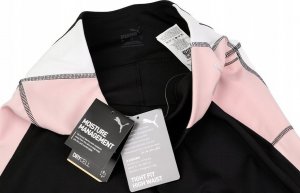 Puma Legginsy damskie Puma Evostripe High Waist 7/8 czarno-różowe 589158 01 S 9