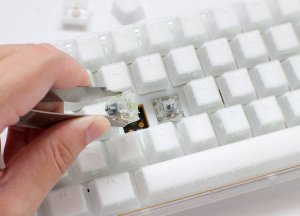 Klawiatura Ducky Ducky One 3 Aura White Mini Gaming Tastatur, RGB LED - MX-Brown (US) 6