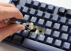 Klawiatura Ducky Ducky One 3 Cosmic Blue TKL Gaming Tastatur, RGB LED - MX-Red 6