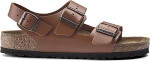 Birkenstock Klapki marki Birkenstock model MILANO kolor Brązowy. Obuwie Męskie. Sezon: Wiosna/Lato EU 42 1