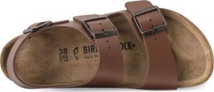 Birkenstock Klapki marki Birkenstock model MILANO kolor Brązowy. Obuwie Męskie. Sezon: Wiosna/Lato EU 40 3