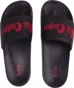Lee Cooper Klapki męskie Lee Cooper czarno-czerwone LCW-23-42-1730M 42 3