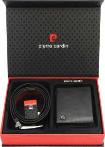 Pierre Cardin Męski zestaw skórzany portfel pasek Pierre Cardin NoSize 1