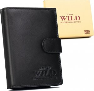 Always Wild Skórzany portfel męski z kieszonką na kartę  Always Wild NoSize 1