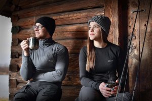 Graff Koszulka termoaktywna damska z długim rękawem Graff 905-6 Szara 2